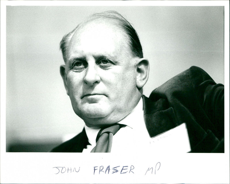 John Fraser MP - Vintage Photograph