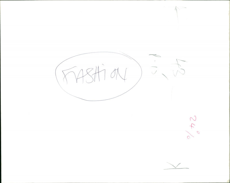 London Fashion Week 1987 - Vintage Photograph