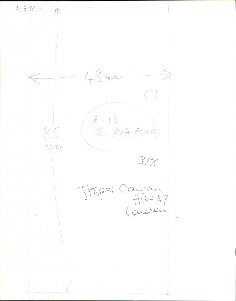 London Fashion Week 1987 - Vintage Photograph