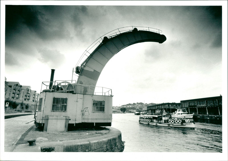 Fairbairn Steam Crane - Vintage Photograph