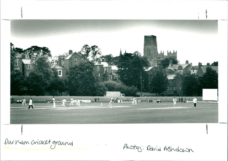 Durham Cricket Ground - Vintage Photograph