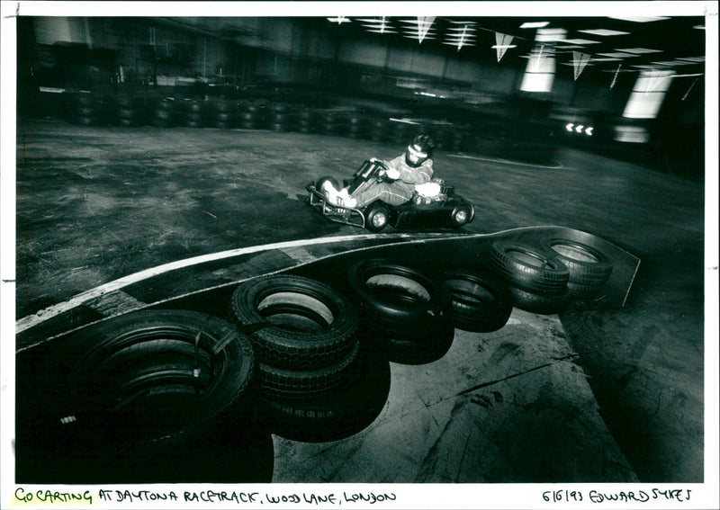 Go Carting - Vintage Photograph