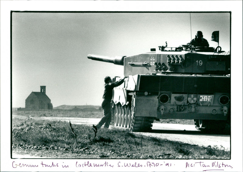 German Tanks - Vintage Photograph