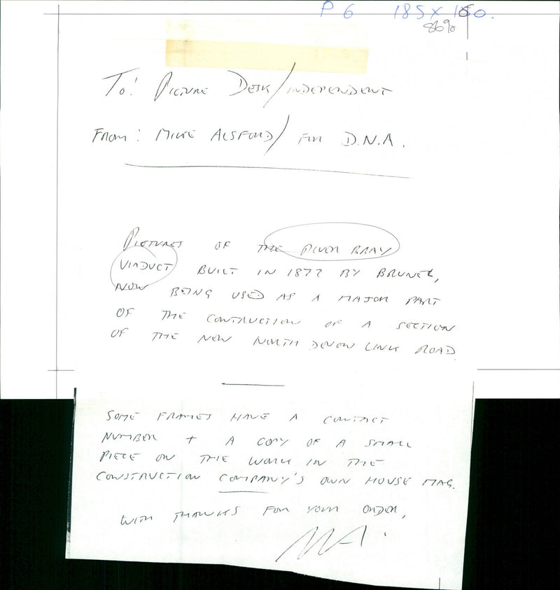 River Bray Viaduct - Vintage Photograph