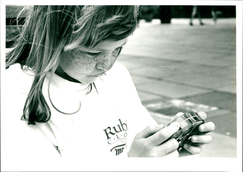 Rubik's Clock - Vintage Photograph