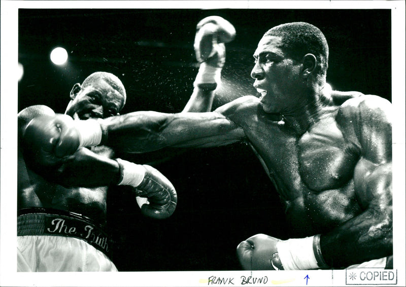 Frank Bruno - Vintage Photograph