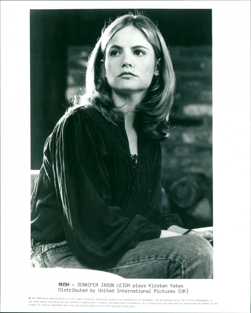 Jennifer Jason Leigh in "Rush" - Vintage Photograph