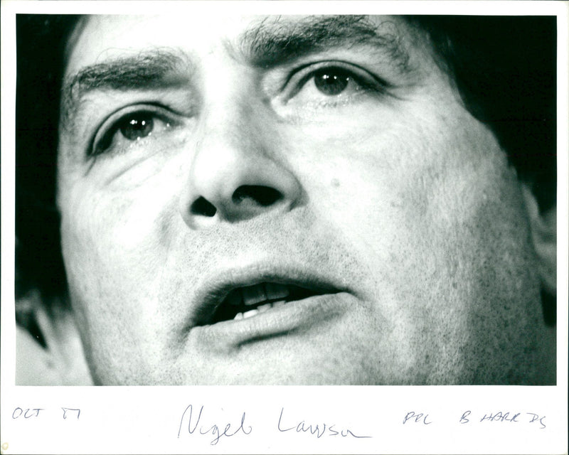Nigel Lawson - Vintage Photograph