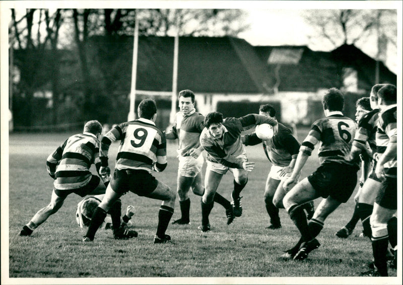 Leicester v. Barbarians '88 - Vintage Photograph