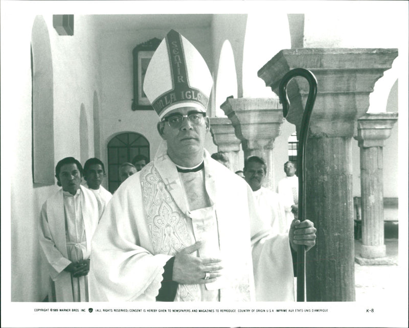 Raul Julia in "Romero" - Vintage Photograph