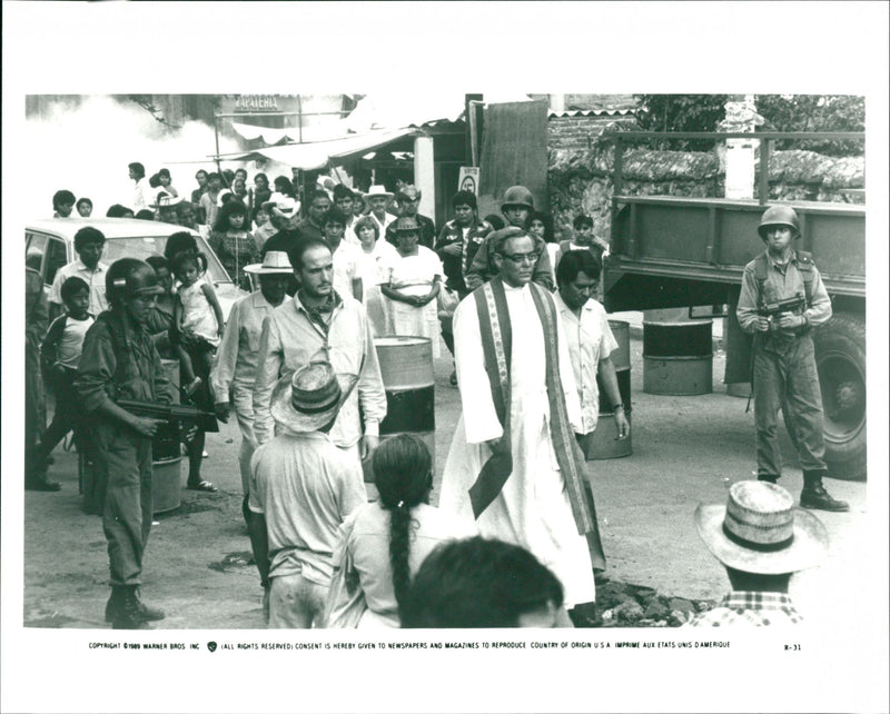 Raul Julia in "Romero" - Vintage Photograph