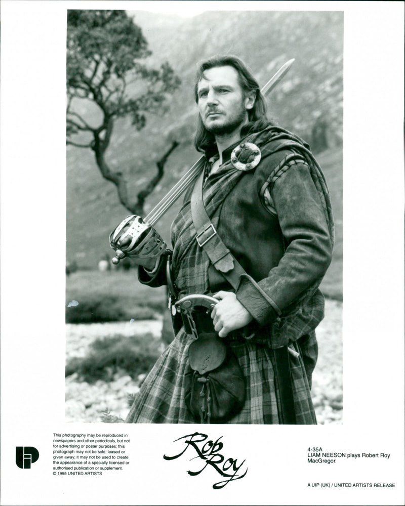 Rob Roy Liam Neeson - Vintage Photograph