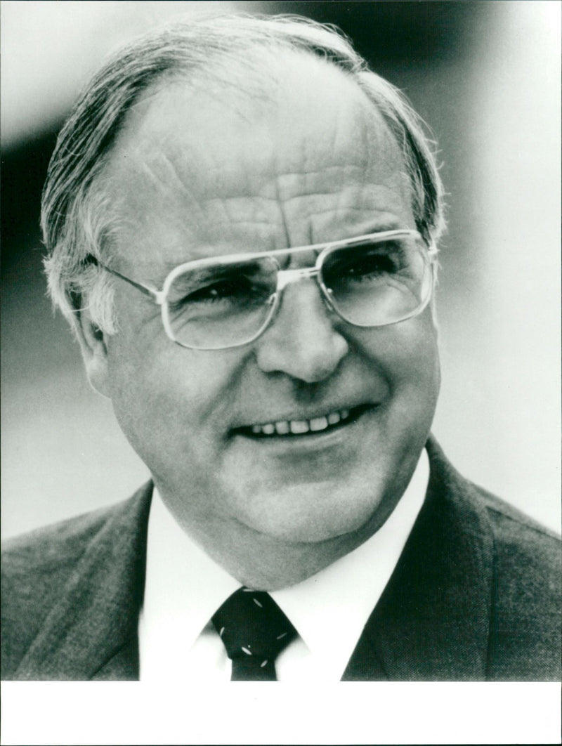 Helmut Kohl, 1989 - Vintage Photograph