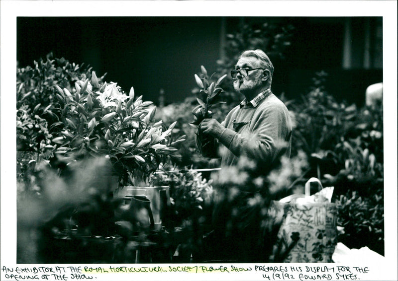 Royal Horticultural Society Flower Show - Vintage Photograph