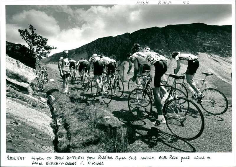 Milk Race 1990 - Vintage Photograph