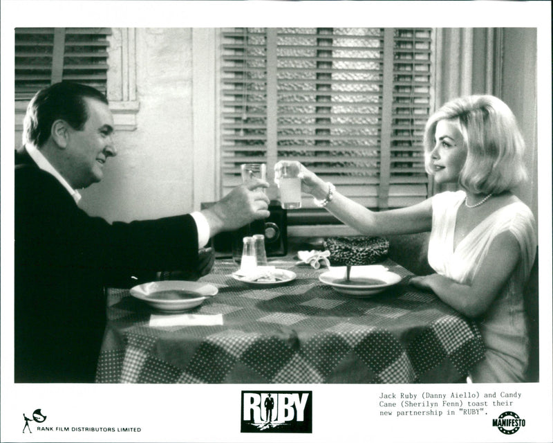 Danny Aiello and Sherilyn Fenn in Ruby - Vintage Photograph