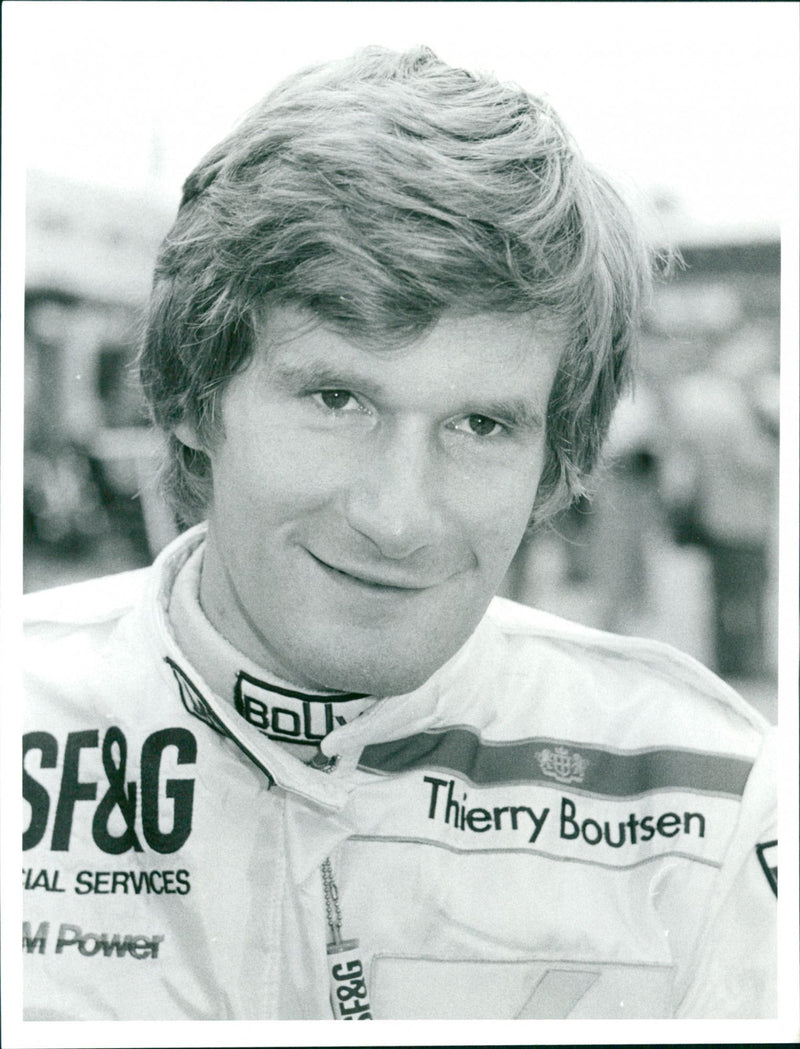 Thierry Boutsen - Vintage Photograph