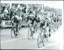 Thomas Eriksson won this year's SM at Cykel at a distance of 18 km - Vintage Photograph