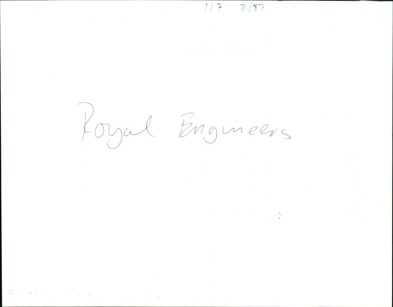 Royal Engineers - Vintage Photograph