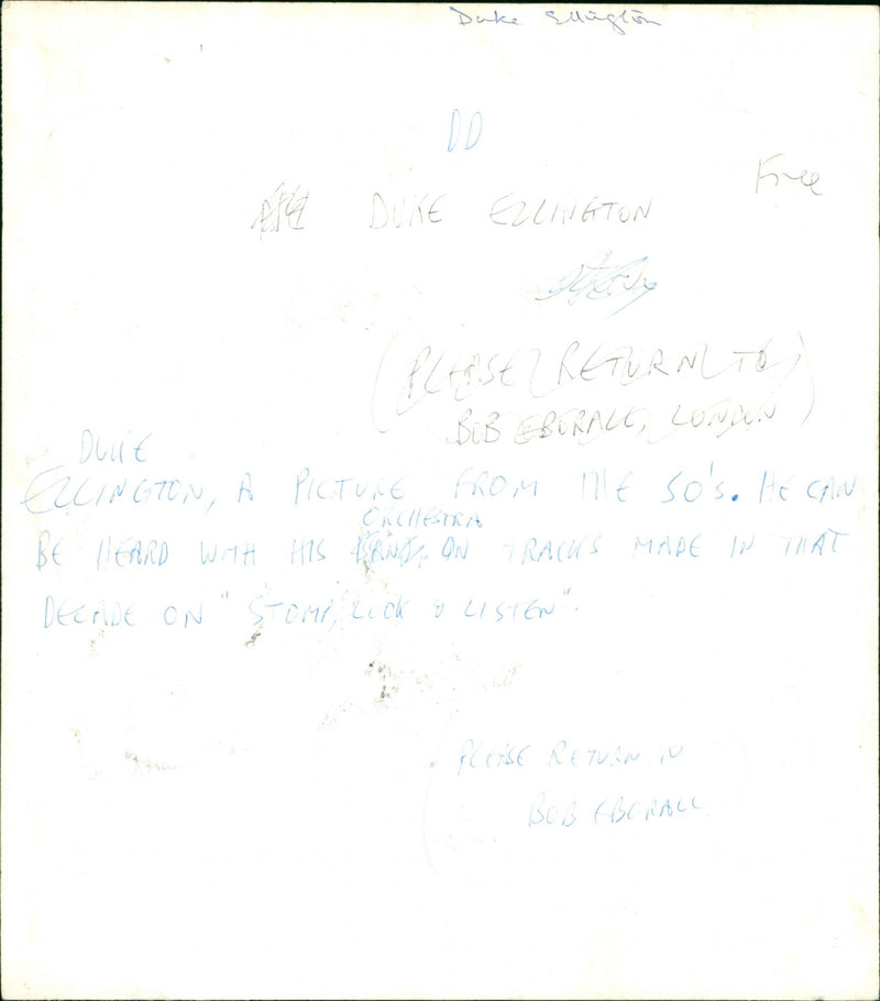 Duke Ellington - Vintage Photograph