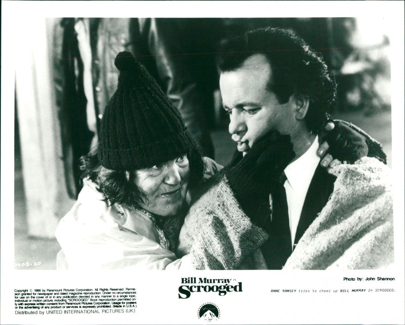 Bill Murray in Scrooged - Vintage Photograph