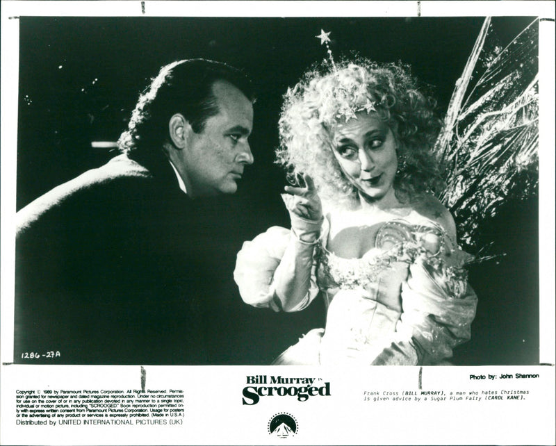 Bill Murray in Scrooged - Vintage Photograph