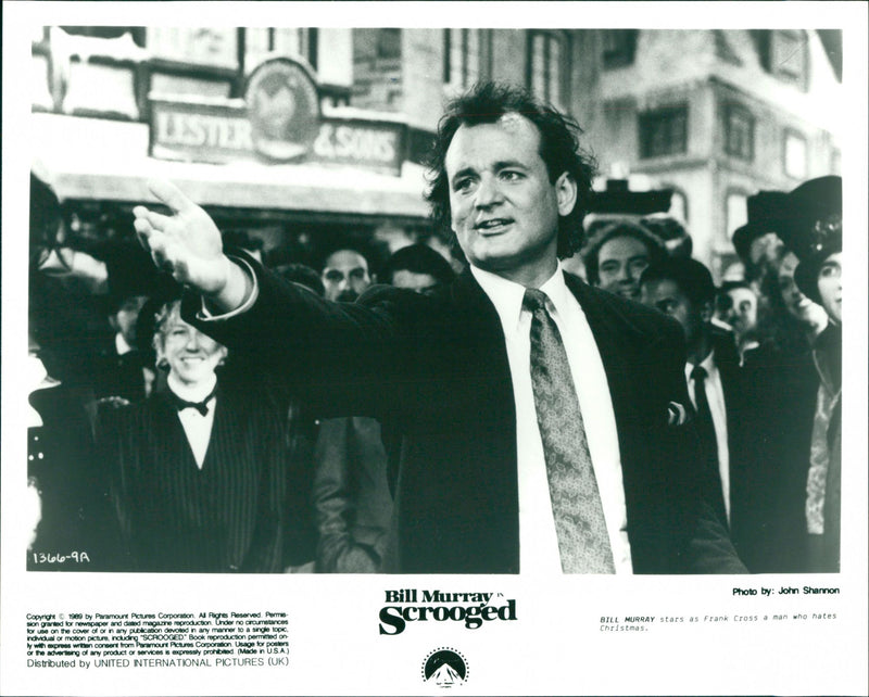 Bill Murray in Scrooged - Vintage Photograph