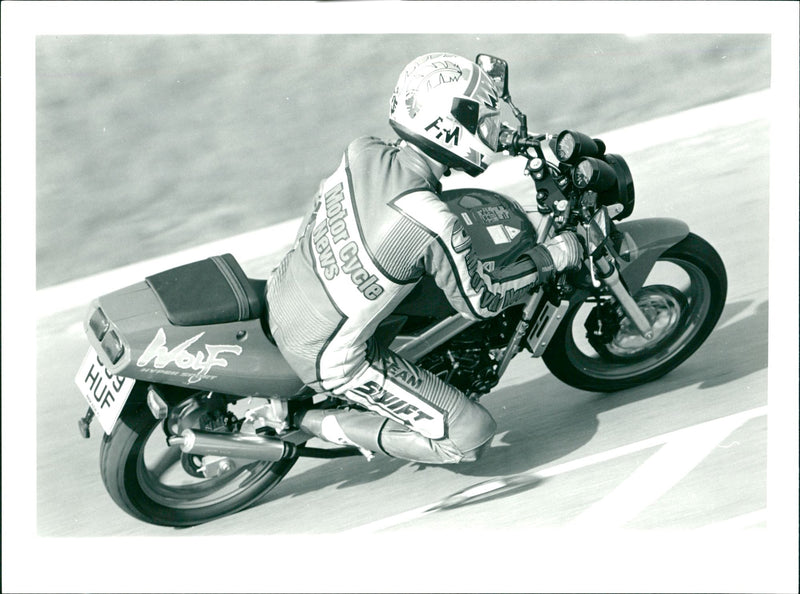 Suzuki RG125 Wolf - Vintage Photograph