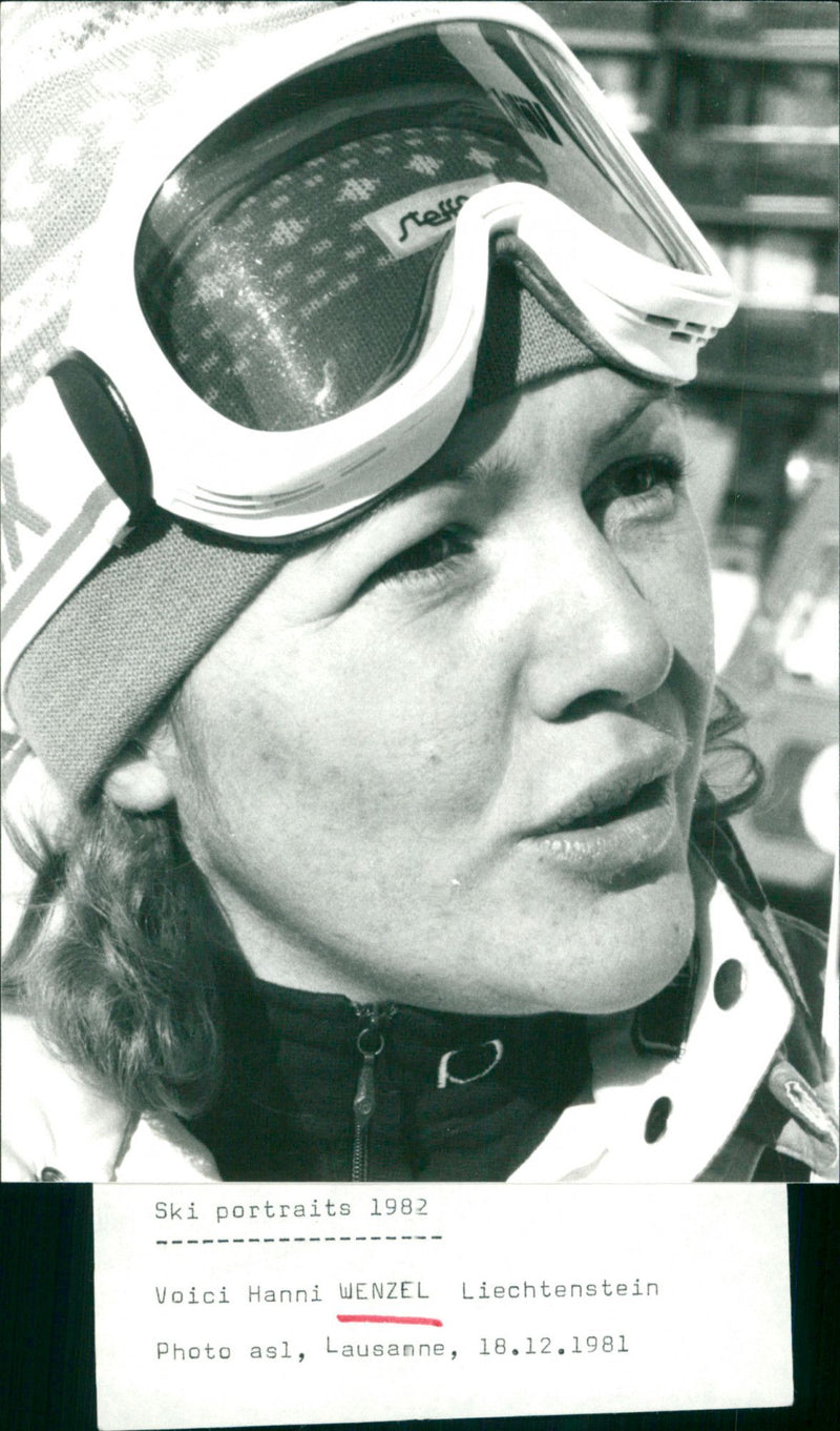 Hanni Wenzel, skier Liechtenstein - Vintage Photograph