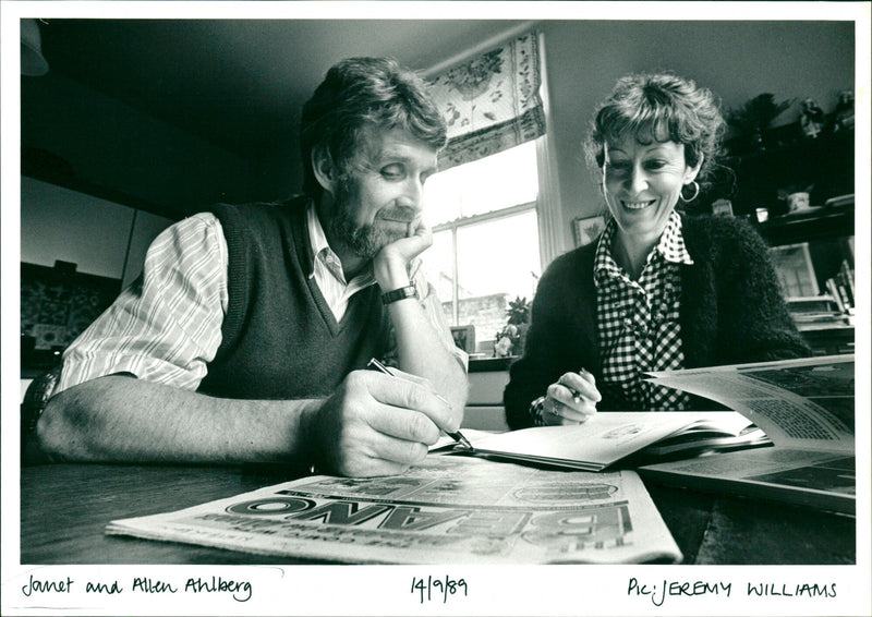 Janet and Allen Ahlberg - Vintage Photograph