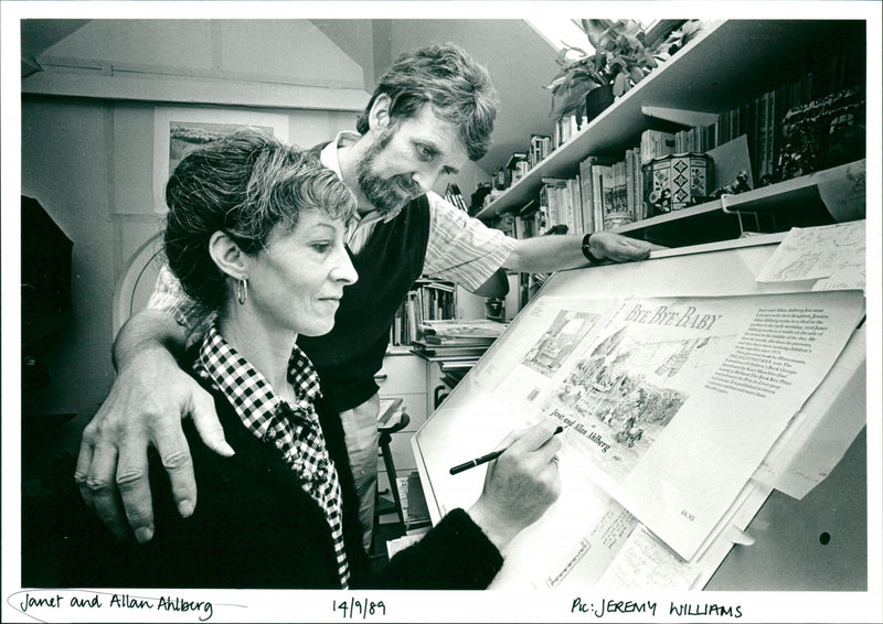 Janet and Allen Ahlberg - Vintage Photograph