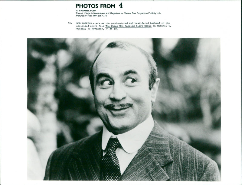 Bob Hoskins - Vintage Photograph