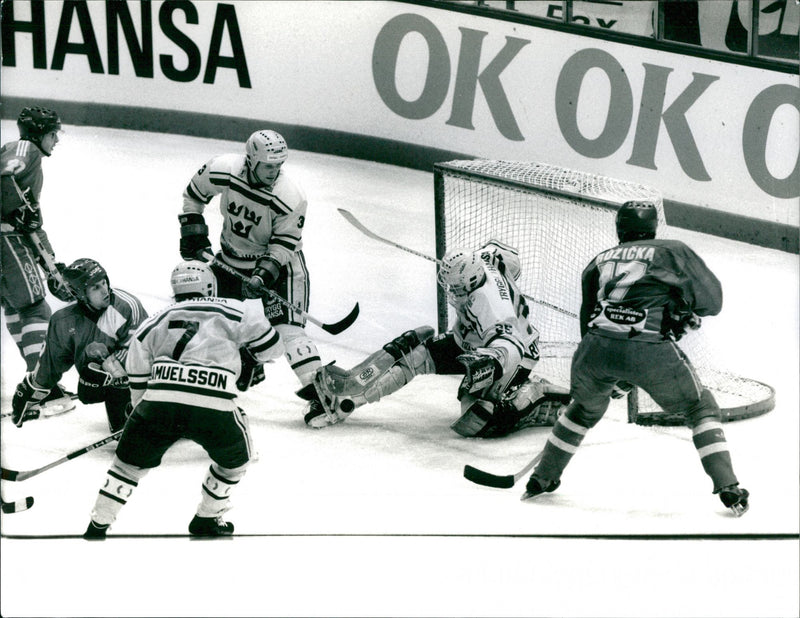 Ice Hockey - Vintage Photograph