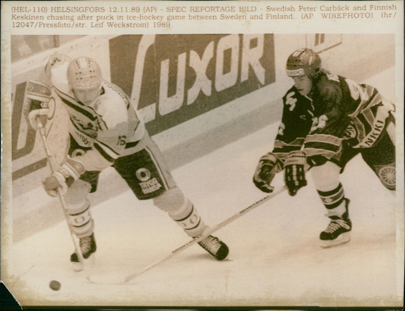 Swedish Peter Carback and Finnish Keskinen - Vintage Photograph