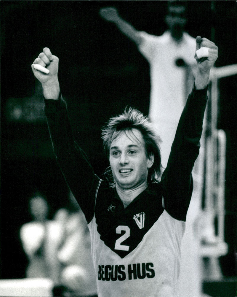 Volleyball: Urban Lennartsson - Vintage Photograph