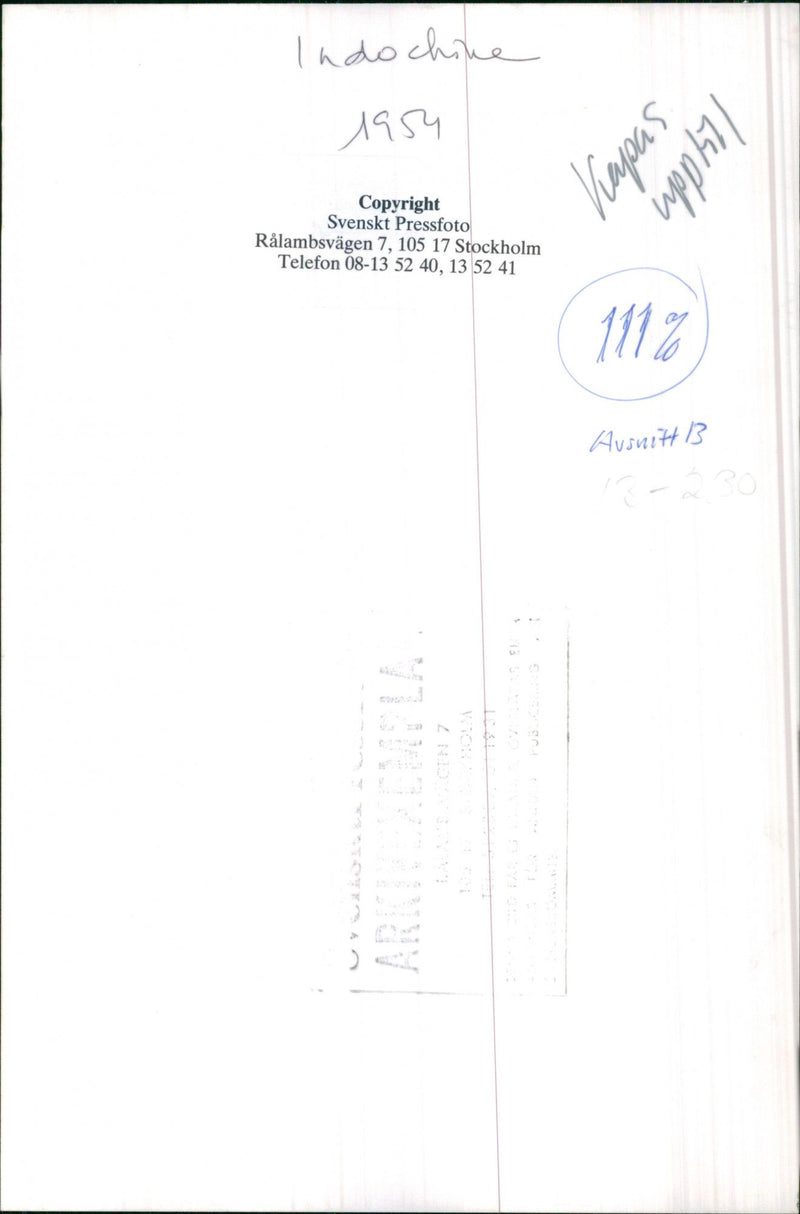 Indochina. - Vintage Photograph