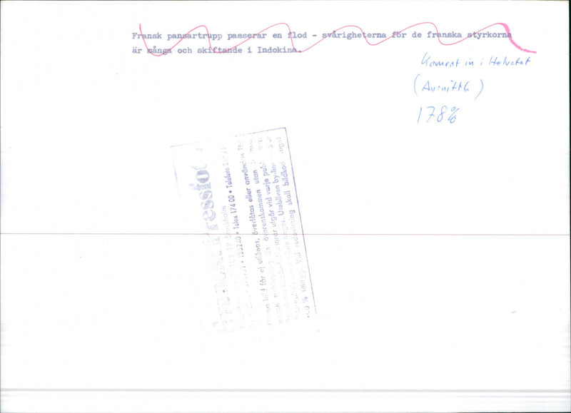 Indochina. - Vintage Photograph