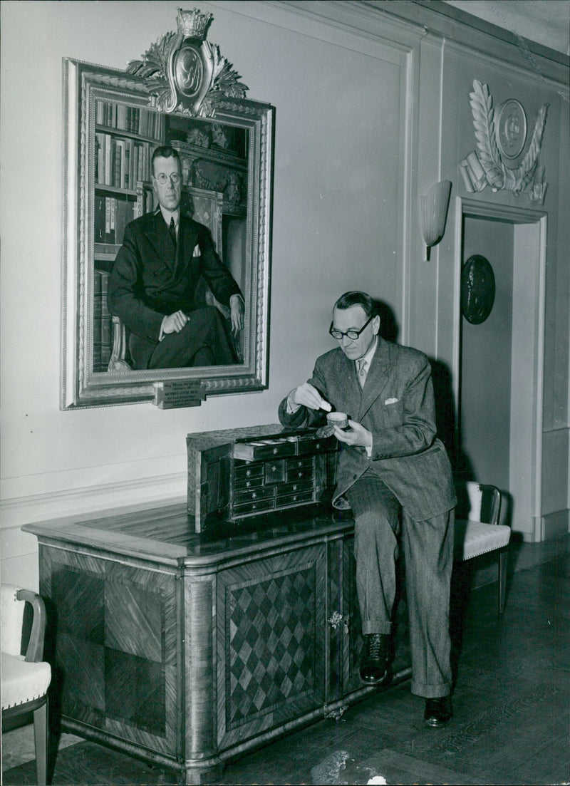 Vitterhetsakademien, Dr. Bengt Thordeman - Vintage Photograph