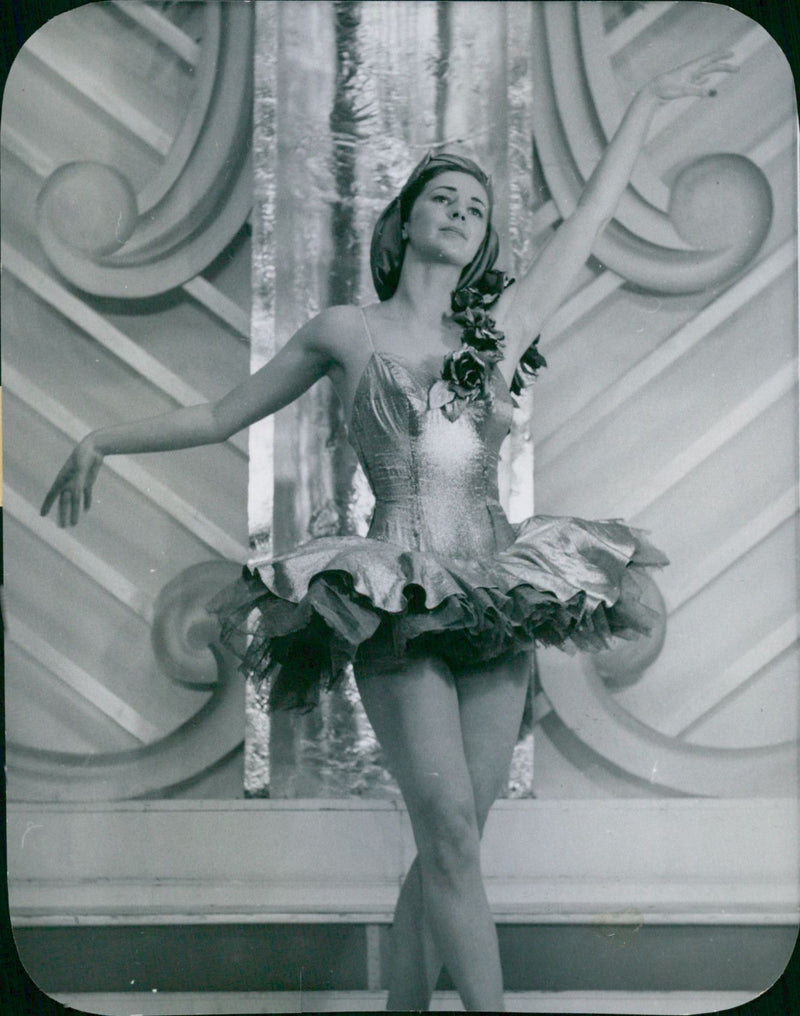 The Opera Ballet Dance Evening in the Concert Hall. Gunnel Lindgren - Vintage Photograph