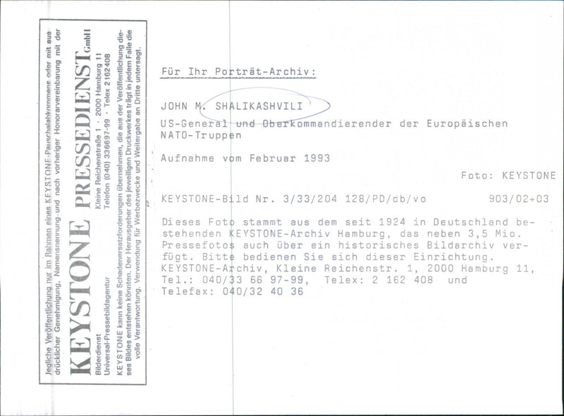 1993 JUKKLICHER JOHN PREVIOUS ABOUT KEYSTO HAMBURY UNIVERSAL AMERICAN WRITER - Vintage Photograph