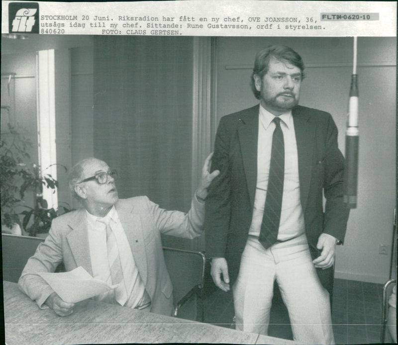 Ove Joanson and Rune Gustavsson - Vintage Photograph