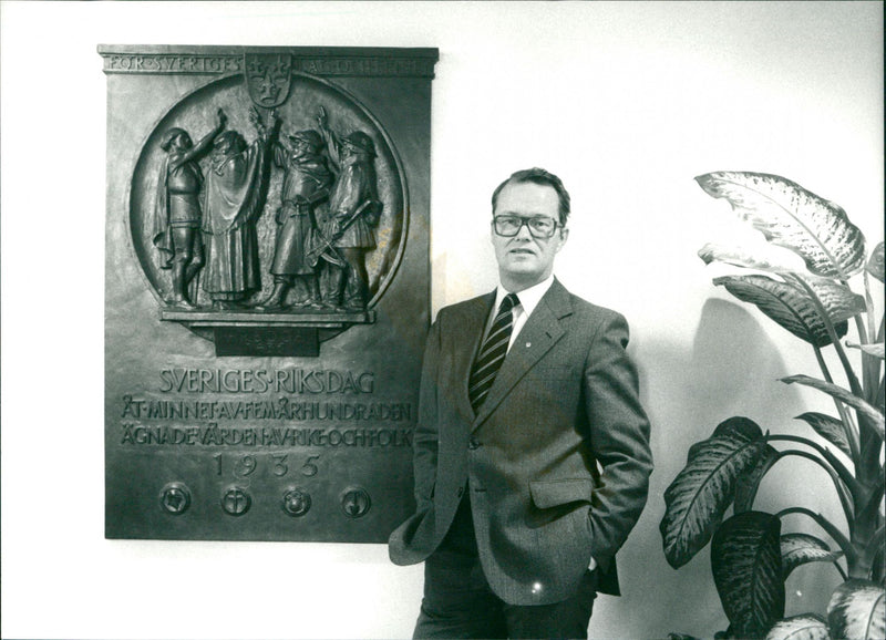 Göran Johansson, Politician - Vintage Photograph