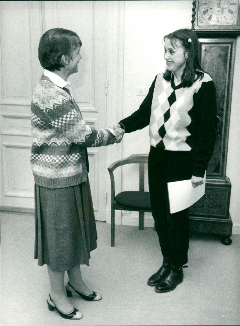 Ulla Tillander, and Katarina Silverling - Vintage Photograph