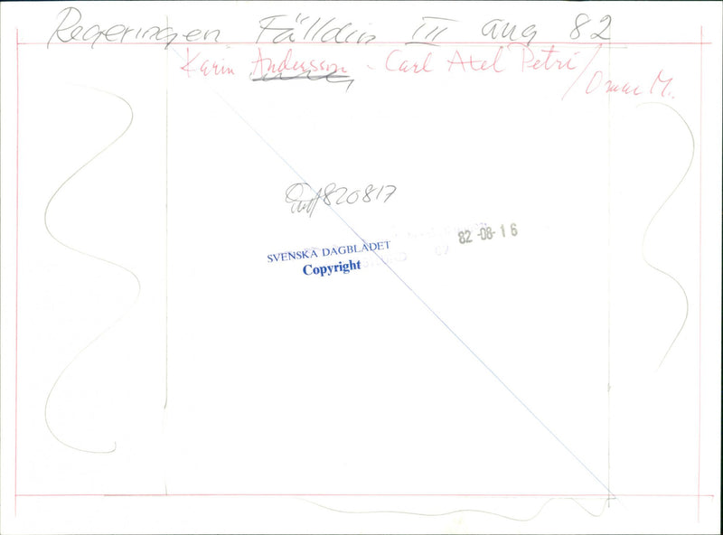 Karin Andersson and Carl Atel Petri - Vintage Photograph