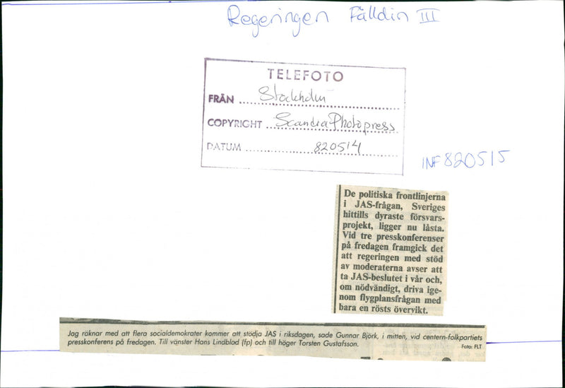 The Government of the Community, Gunnar Björk - Vintage Photograph