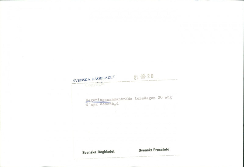 Government meeting - Vintage Photograph