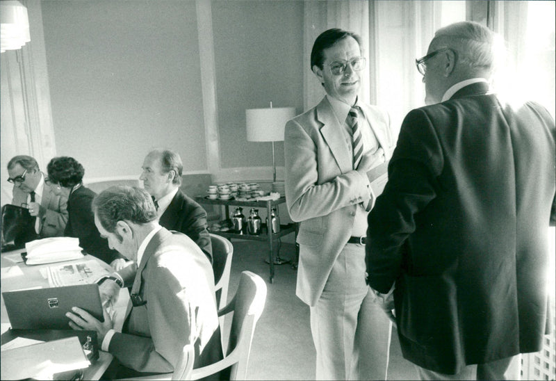 Government meeting - Vintage Photograph