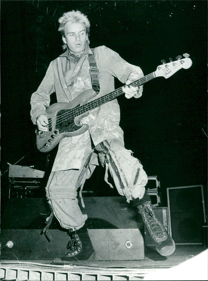 Singer Sting - Vintage Photograph