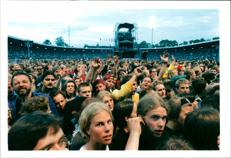 The Rolling Stones concert in Stockholm - Vintage Photograph