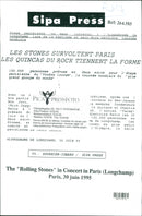 The "Rolling Stones" in Concert in Paris - Vintage Photograph